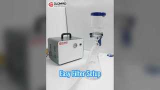 Instruções de instalação e uso para dispositivo de filtragem de núcleo de areia de vidro