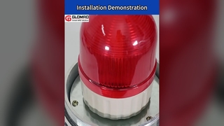 Alarme sonoro e luminoso à prova de explosão