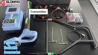 Descrição dos acessórios para instrumentos de detecção de dutos subterrâneos