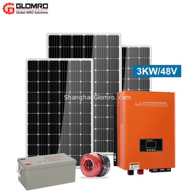 Home Solar Energy System Grid Tied Solar Power System 3Kw 5Kw 6Kw 8Kw 10Kw