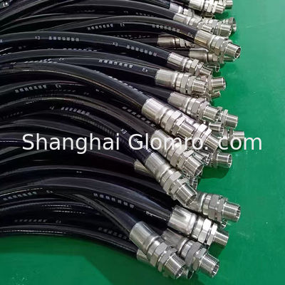 1000mm Electrical Hose Connecting Pipe Explosion Proof Flexible Conduit  Coated Flexible Metal Conduit