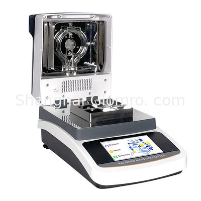 Automatic rapid moisture analyzer for tea, grains, feed, corn, food, plastic particles, and plastics with moisture content