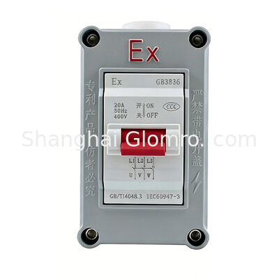 One switch Explosion-Proof Air Switch 20A Exde IIC T6 IP65 Push-Pull Operation