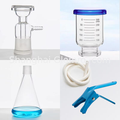 Laboratory 250 500 1000 2000 3000 5000ml Glass Vacuum Solvent Suction Filter Filtration Kits Unit Set