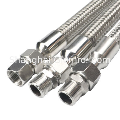 304 Stainless Steel Explosion-Proof Flexible Connection Hose DN25 Conduit Metal Hose Stainless Steel Corrugated Pipe