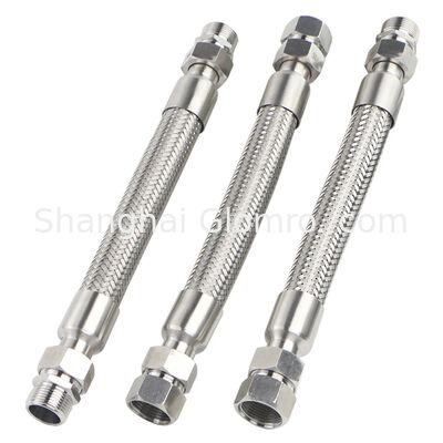 304 Stainless Steel Explosion-Proof Flexible Connection Hose DN25 Conduit Metal Hose Stainless Steel Corrugated Pipe