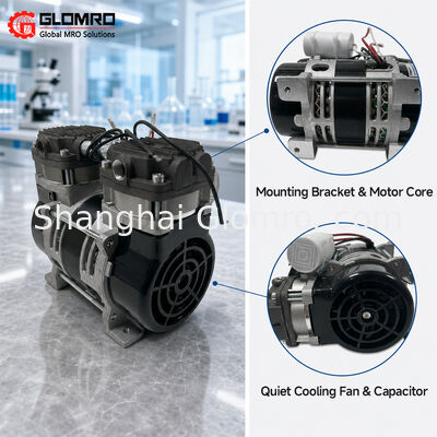 BAXIT N035.3ANE Oil Less Diaphragm Vacuum Pump, Replacement for KNF, Low Noise Gas Analysis Sampling Pump