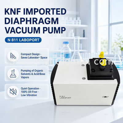 Germany KNF N811KT.18 Oil-free Diaphragm Vacuum Pump 11L/min Corrosion Resistant for Lab Vacuum Filtration Gas Sampling